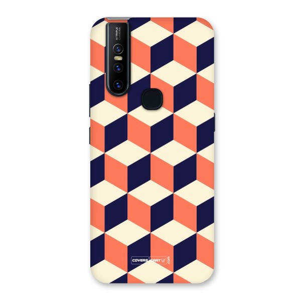 Cube Pattern Back Case for Vivo V15