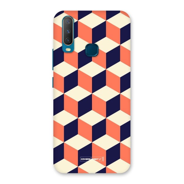 Cube Pattern Back Case for Vivo Y12