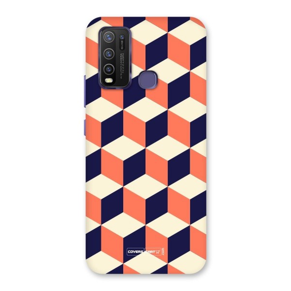 Cube Pattern Back Case for Vivo Y30