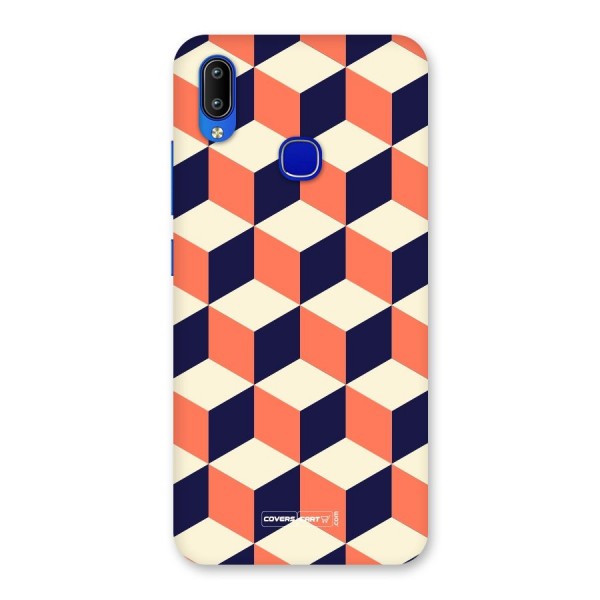 Cube Pattern Back Case for Vivo Y91