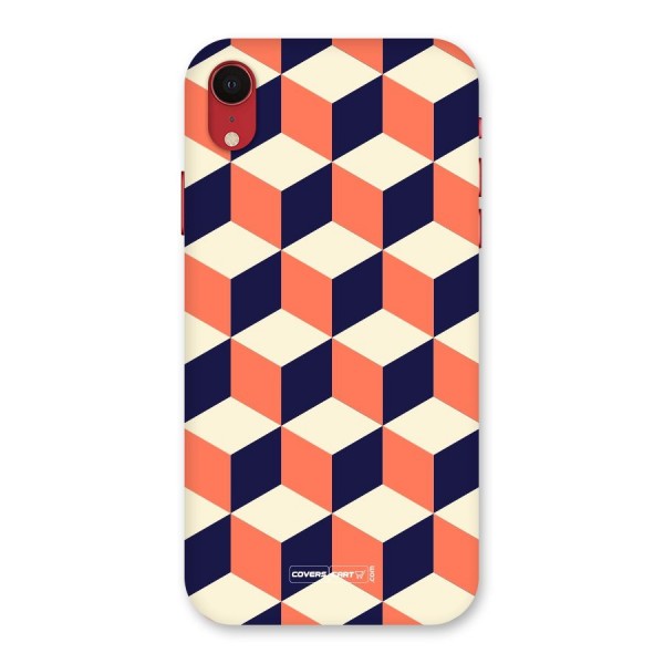 Cube Pattern Back Case for iPhone XR