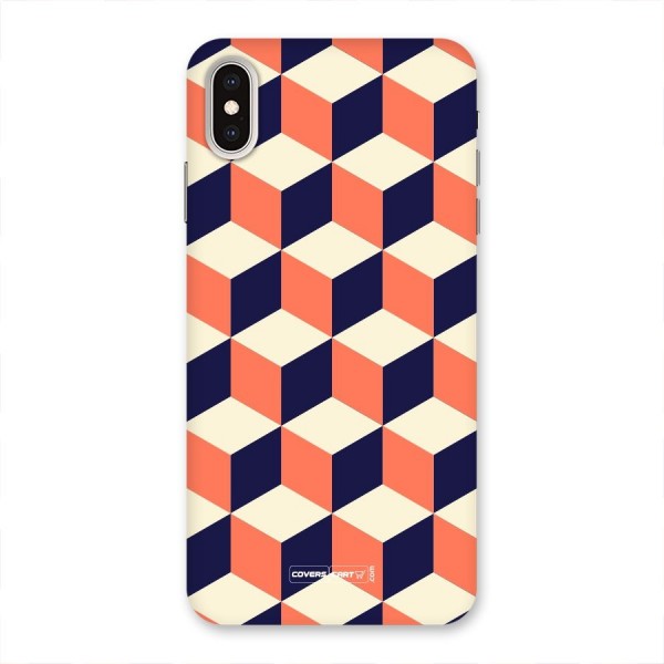 Cube Pattern Back Case for iPhone XS Max