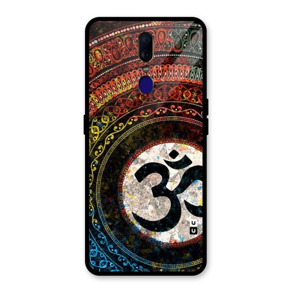 Culture Om Design Glass Back Case for Oppo F11