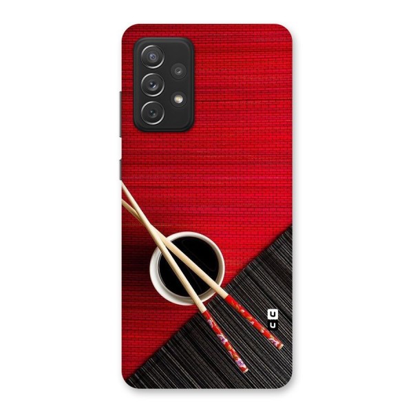 Cup Chopsticks Back Case for Galaxy A72