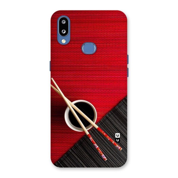 Cup Chopsticks Back Case for Galaxy M01s