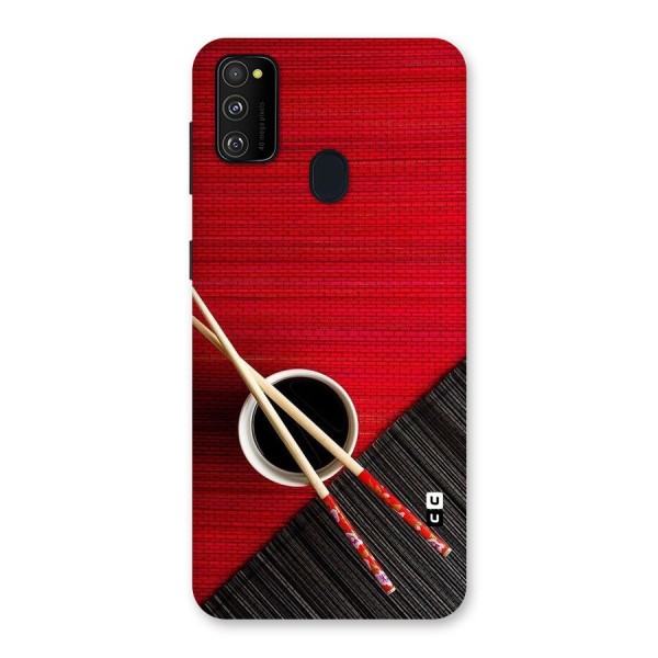 Cup Chopsticks Back Case for Galaxy M21