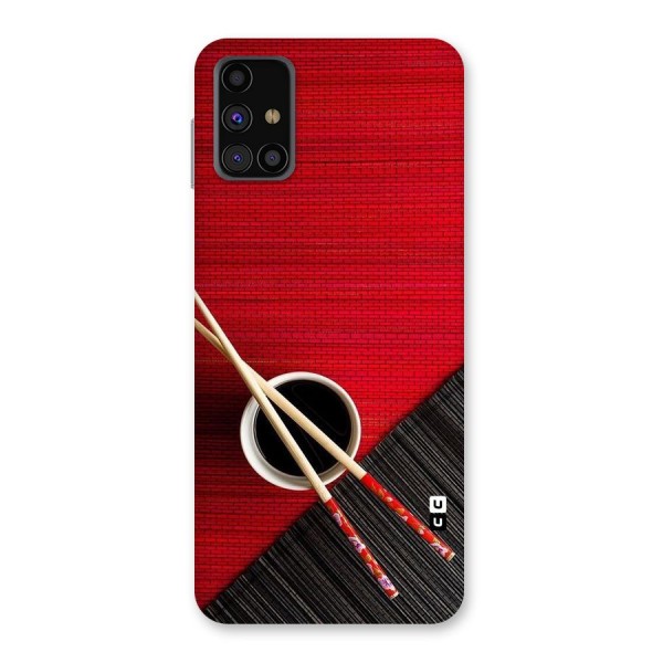 Cup Chopsticks Back Case for Galaxy M31s