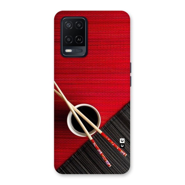 Cup Chopsticks Back Case for Oppo A54