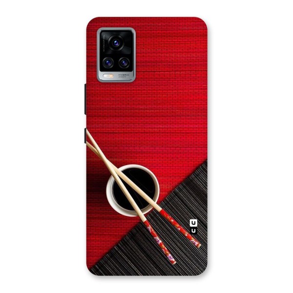 Cup Chopsticks Back Case for Vivo V20 Pro