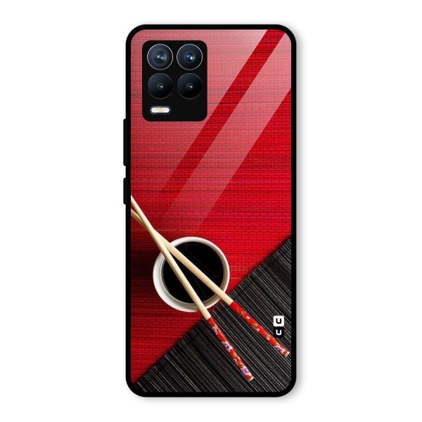 Cup Chopsticks Glass Back Case for Realme 8 Pro