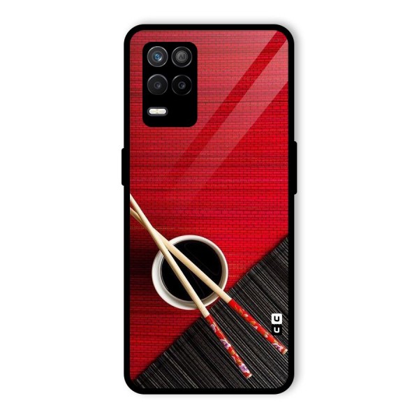 Cup Chopsticks Glass Back Case for Realme 9 5G