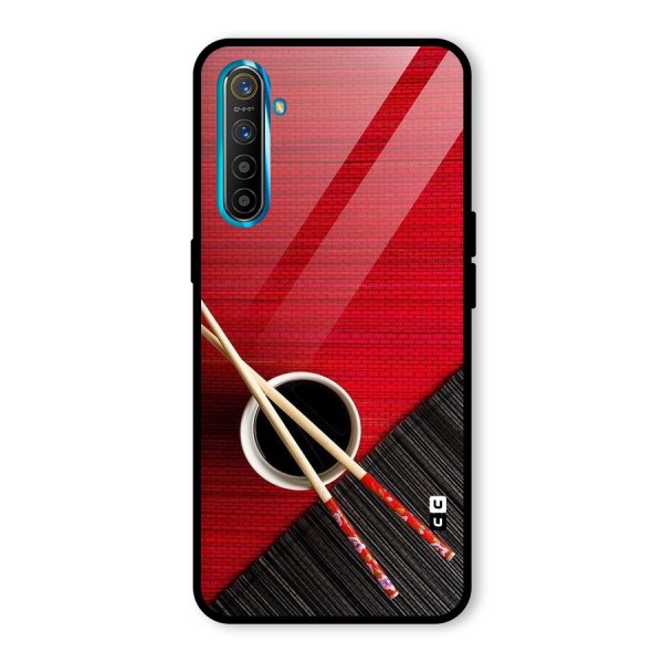 Cup Chopsticks Glass Back Case for Realme XT