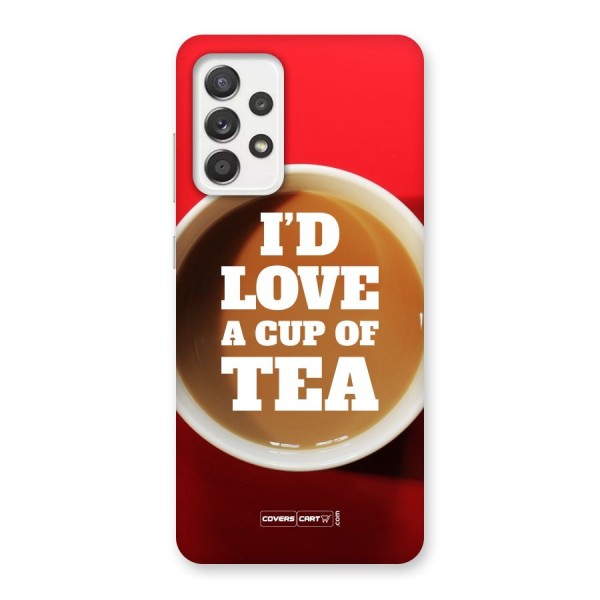 Cup of Tea Back Case for Galaxy A52