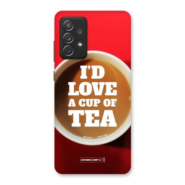 Cup of Tea Back Case for Galaxy A72