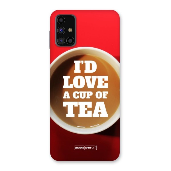 Cup of Tea Back Case for Galaxy M31s