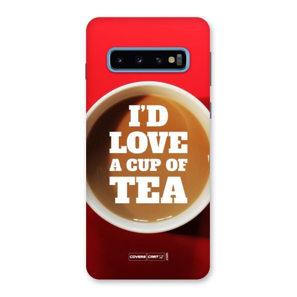 Cup of Tea Back Case for Galaxy S10