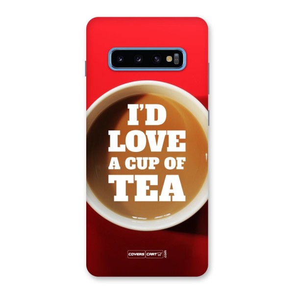 Cup of Tea Back Case for Galaxy S10 Plus