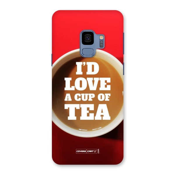 Cup of Tea Back Case for Galaxy S9