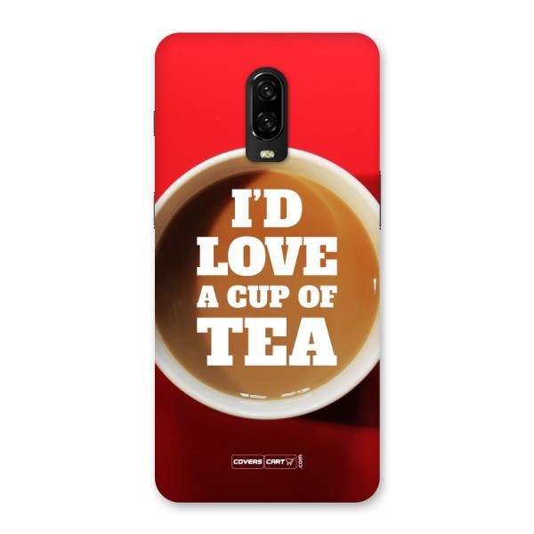 Cup of Tea Back Case for OnePlus 6T