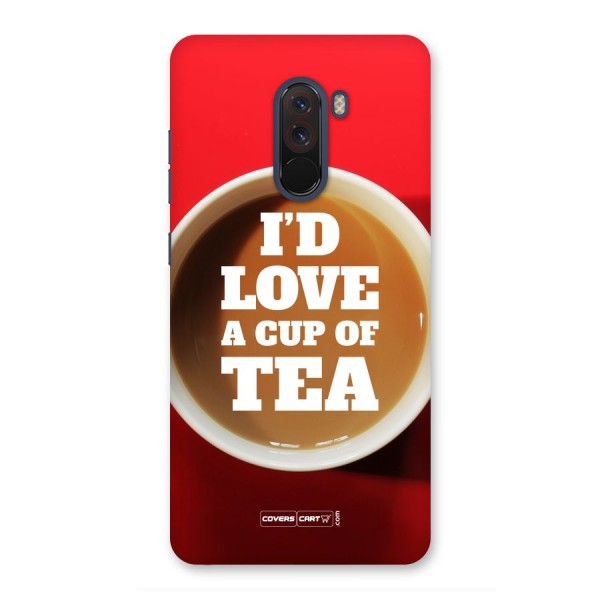 Cup of Tea Back Case for Poco F1