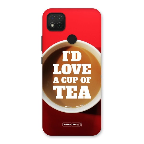 Cup of Tea Back Case for Redmi 9C