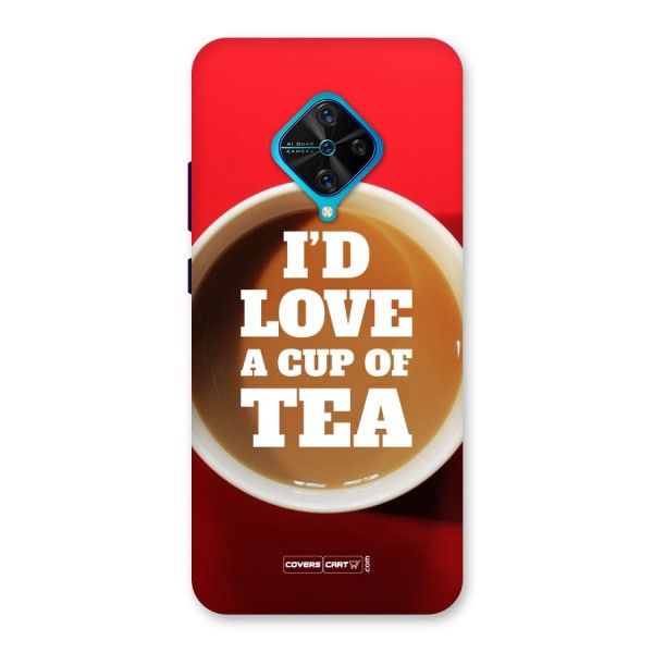 Cup of Tea Back Case for Vivo S1 Pro