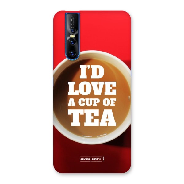 Cup of Tea Back Case for Vivo V15 Pro