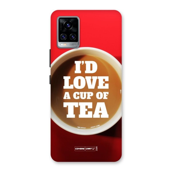 Cup of Tea Back Case for Vivo V20 Pro