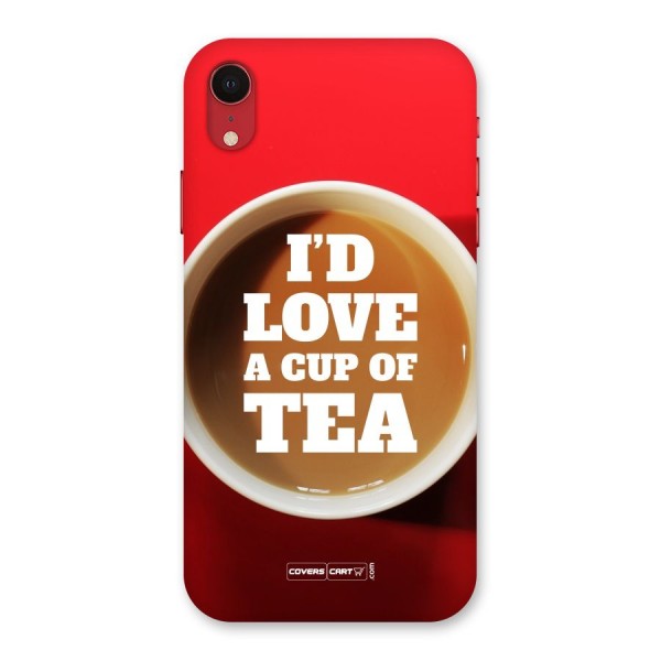 Cup of Tea Back Case for iPhone XR