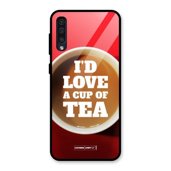 Cup of Tea Glass Back Case for Galaxy A50s