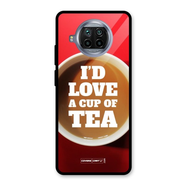 Cup of Tea Glass Back Case for Mi 10i