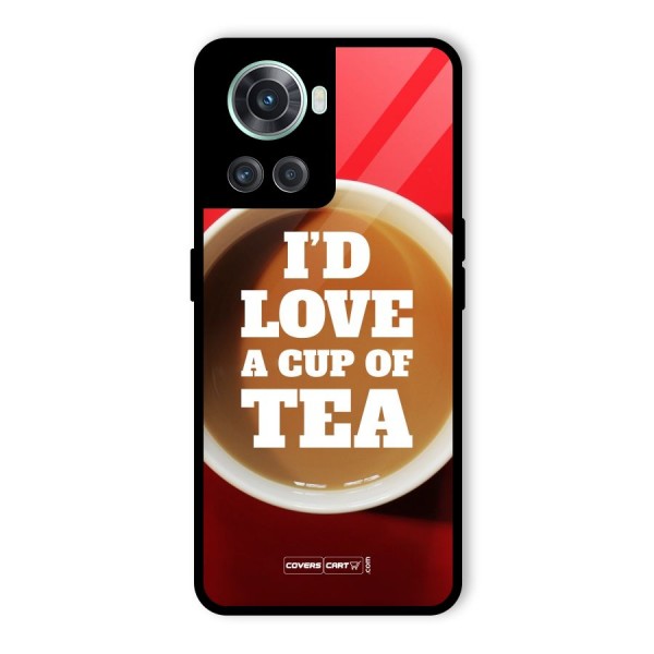 Cup of Tea Glass Back Case for OnePlus 10R
