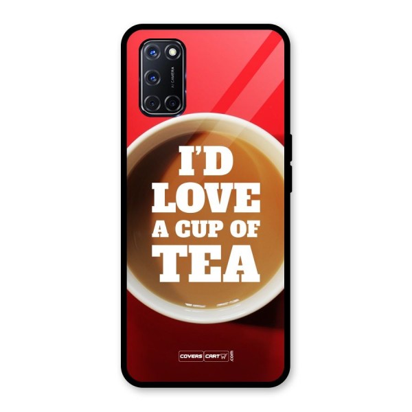 Cup of Tea Glass Back Case for Oppo A52