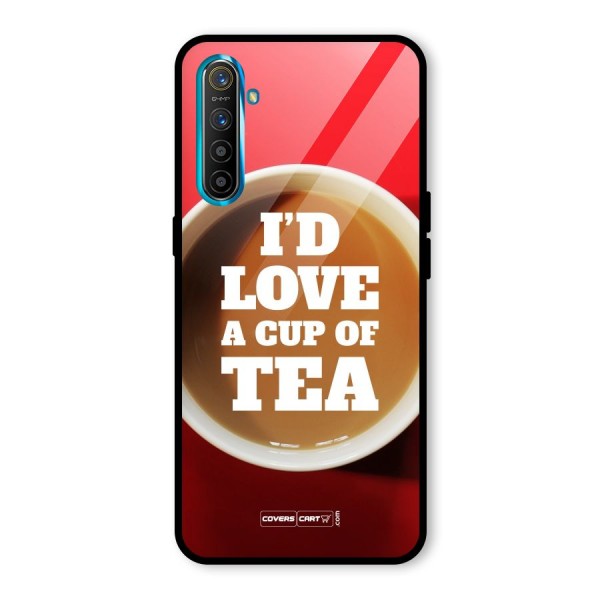 Cup of Tea Glass Back Case for Realme XT