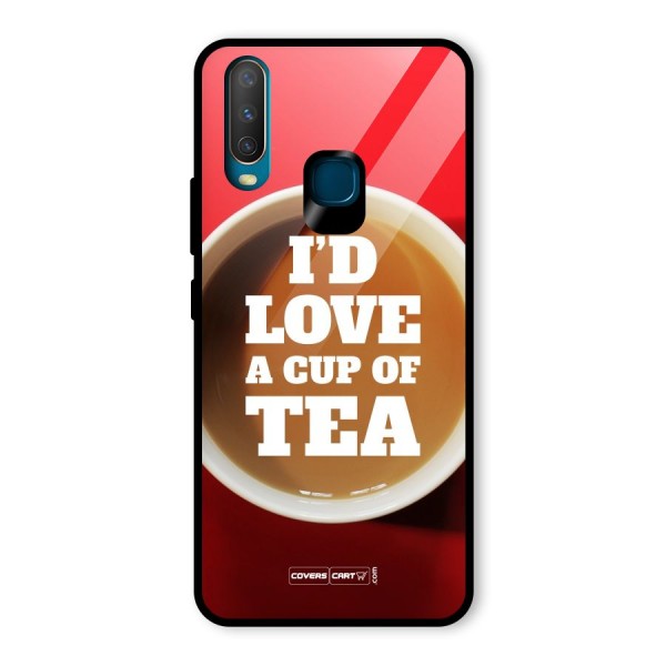 Cup of Tea Glass Back Case for Vivo Y12