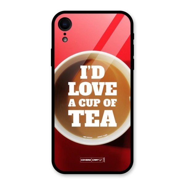 Cup of Tea Glass Back Case for XR