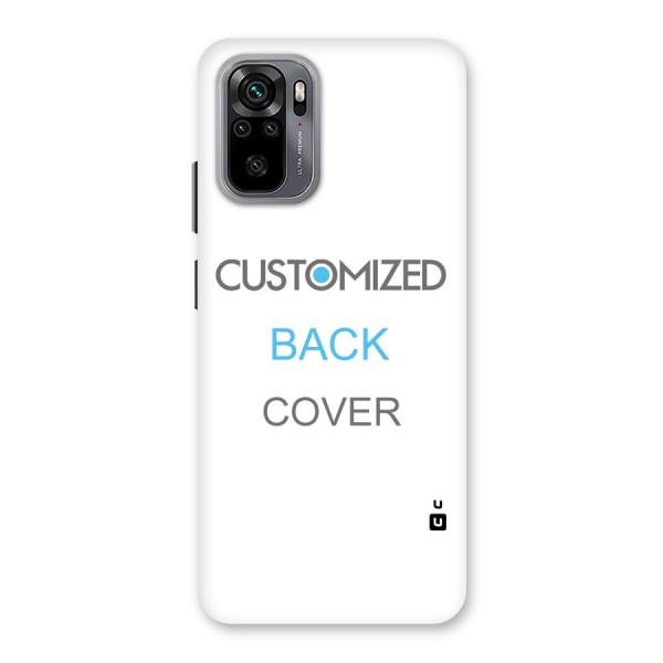 Customized Back Case for Redmi Note 10