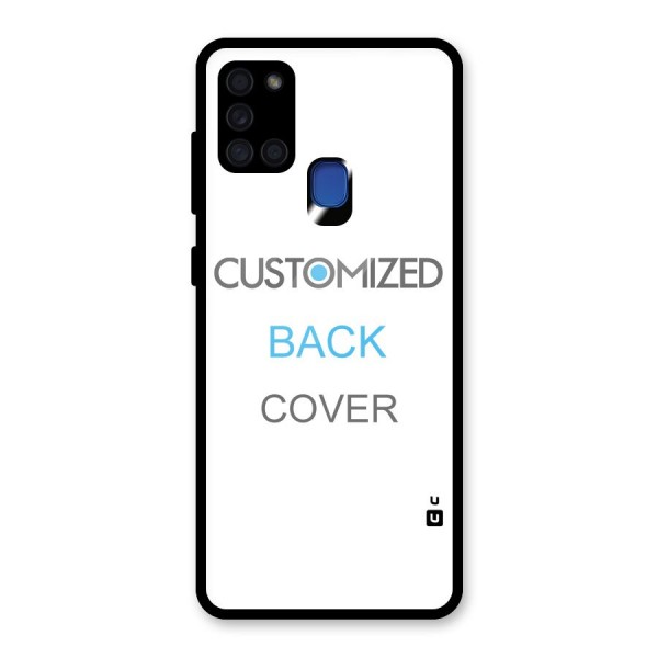 Customized Glass Back Case for Galaxy A21s