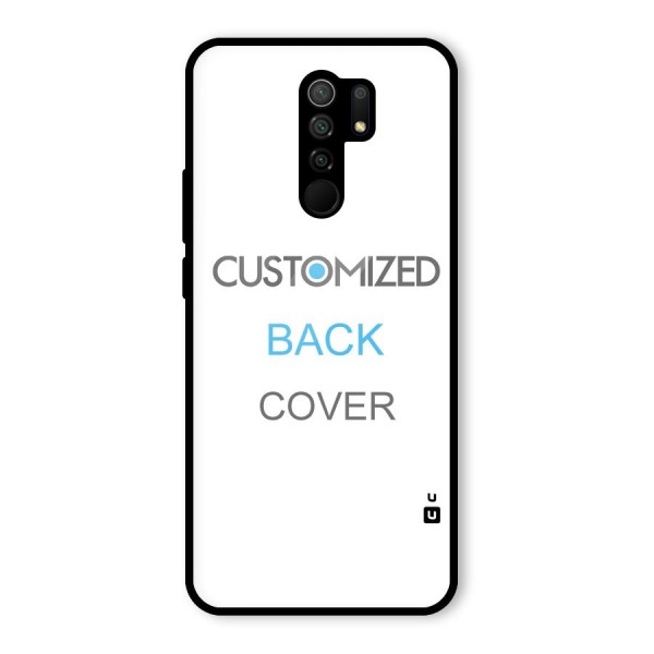 Customized Glass Back Case for Redmi 9 Prime