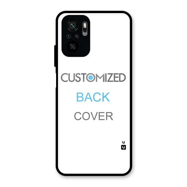 Customized Glass Back Case for Redmi Note 10