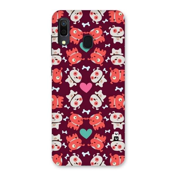 Cut Dog Design Back Case for Galaxy A20