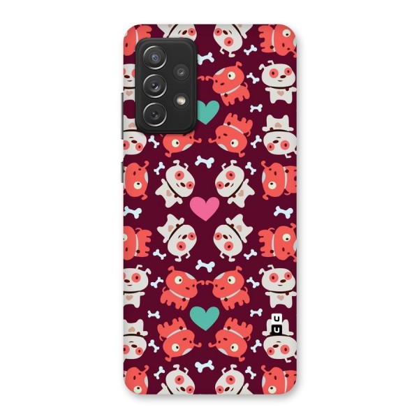 Cut Dog Design Back Case for Galaxy A72