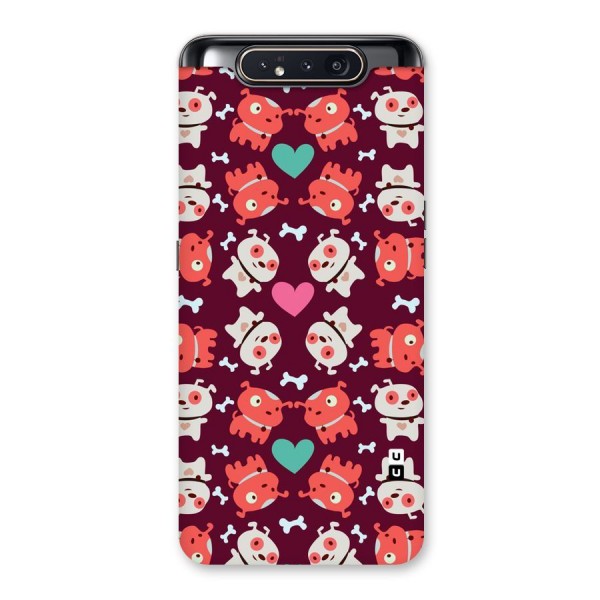 Cut Dog Design Back Case for Galaxy A80