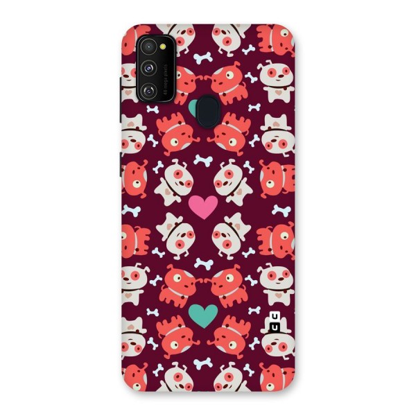 Cut Dog Design Back Case for Galaxy M21