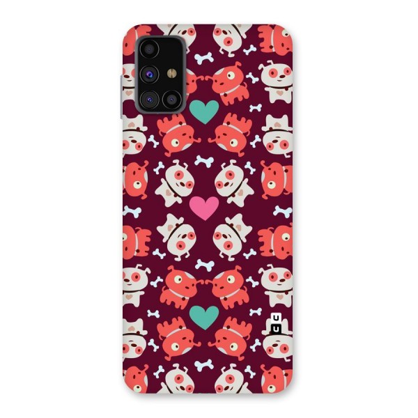 Cut Dog Design Back Case for Galaxy M31s