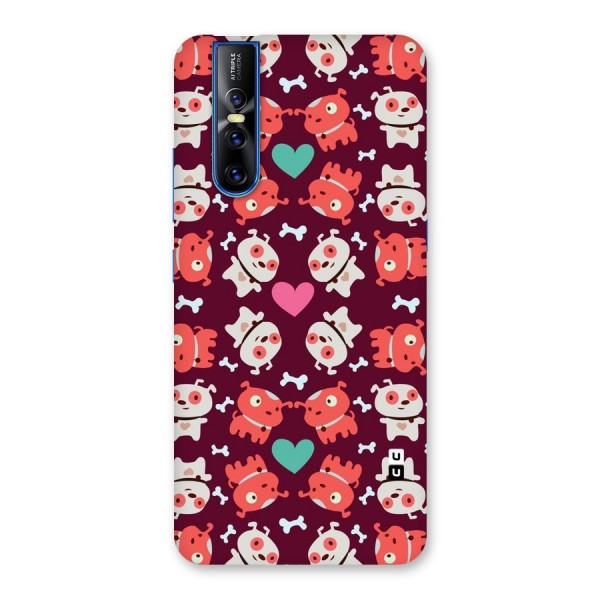 Cut Dog Design Back Case for Vivo V15 Pro