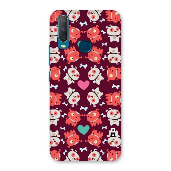 Cut Dog Design Back Case for Vivo Y12