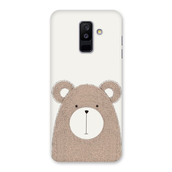 Cute Bear Back Case for Galaxy A6 Plus