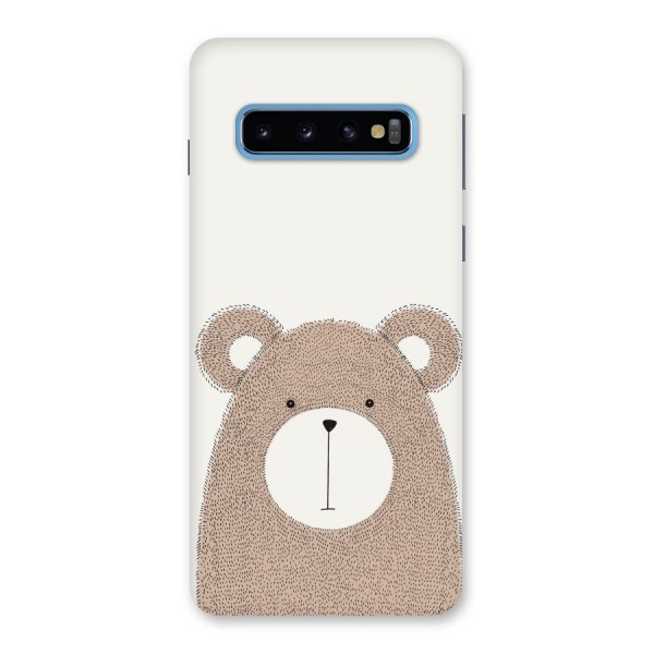 Cute Bear Back Case for Galaxy S10