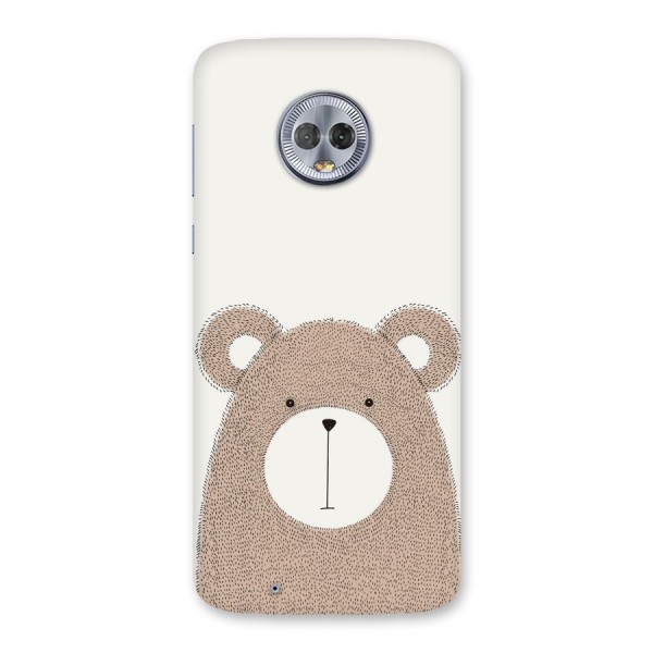 Cute Bear Back Case for Moto G6